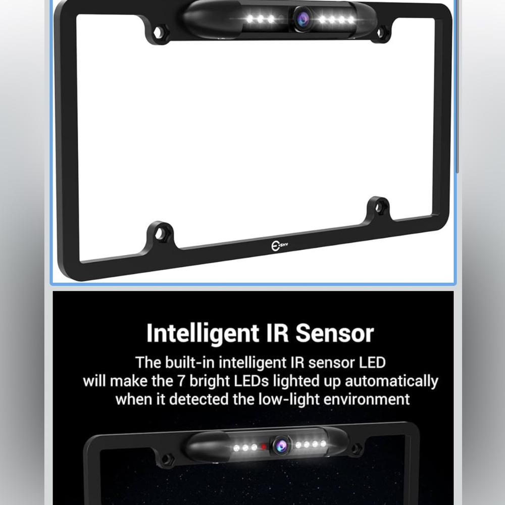 Waterproof Rear-View Camera and Monitor Set - Picture 3 of 10